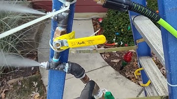 Less than $100 dollar Backyard snow machine !