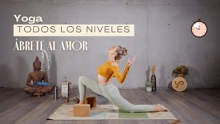 Clase Yoga para abrirse al amor. Todos los niveles