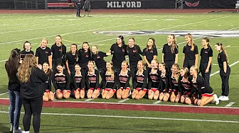 Sophie and the MJHS Dance Team