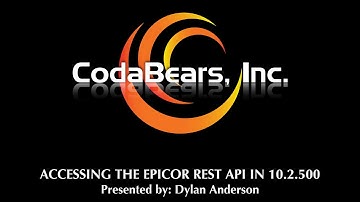 Accessing the Epicor REST API