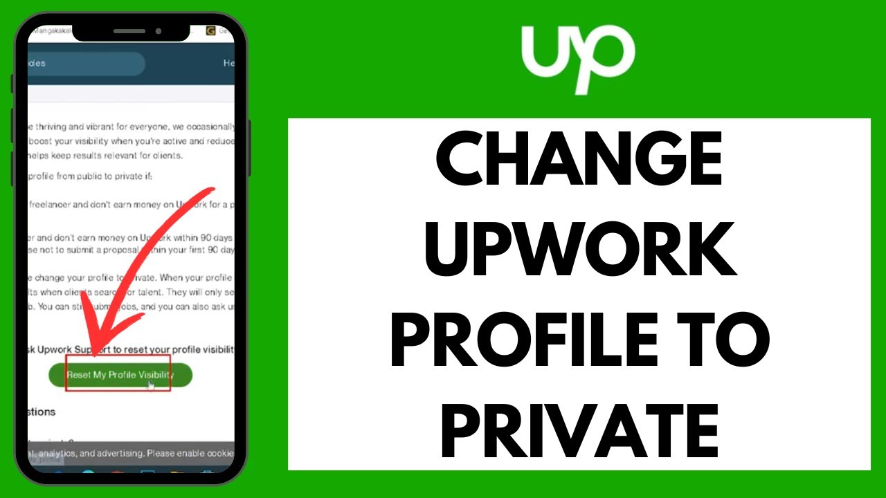How To Change Upwork Profile From Private To Public (2024) | Upwork ...