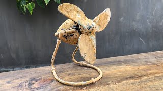 Restoration Ancient Toad Fan | Restoration The Spins Gradually Turn Off !