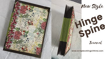 NO SEW | START TO FINISH ACCORDION HINGE JOURNAL ~ FREE INSTRUCTION PAGE BELOW