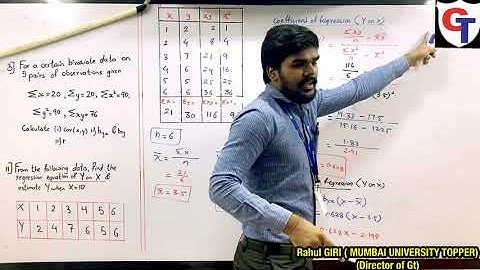 L.3 LINEAR REGRESSION | EX3.1|PART 3| 12TH COMMERCE | NEW SYLLABUS | MAHARASHTRA BOARD