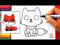 Te muestro cómo dibujar un Zorrito bebé fácil | How to Draw a Cute Baby Fox Easy