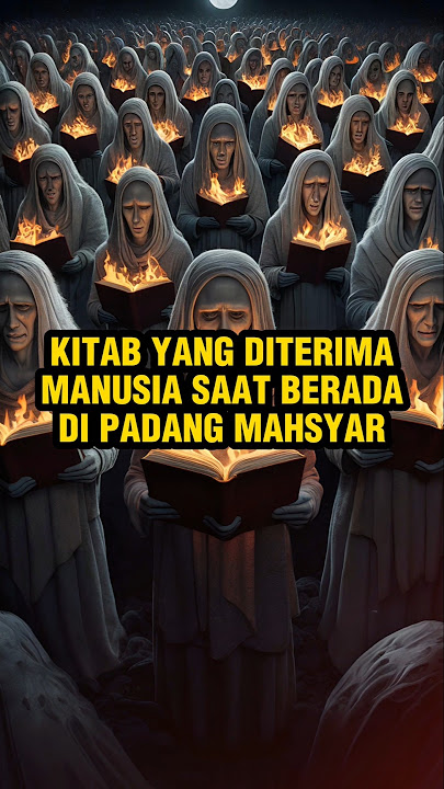 The book that humans receive when they are in the Mahsyar field on the Day of Resurrection #islam...
