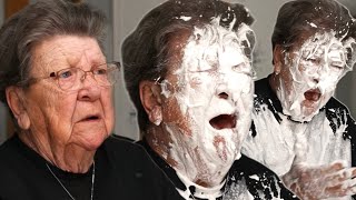 BALLOON PRANK ON GRANDMA!