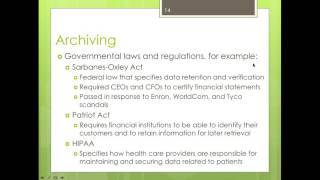 CIT 170 - Database Design Fundamentals - Chapter 8 Database Administration