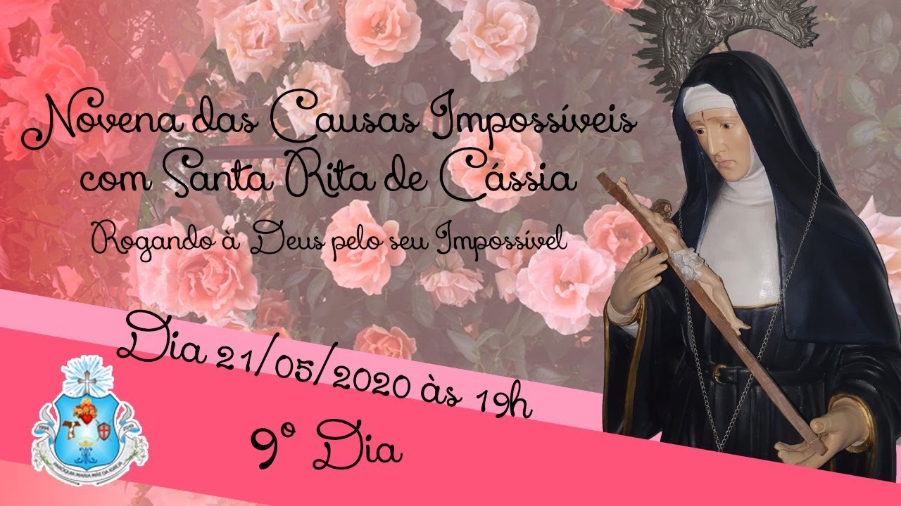 Novena De Santa Rita De Cassia 9 Dia 9º Dia - Novena Santa Rita de Cássia - YouTube