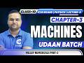 Class 10 Physics Chapter 3 Machines Lecture 9 Pulley Numericals Part 2 | ICSE Board UDAAN Batch