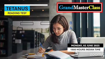 Tetanus - Part A - Reading - OET