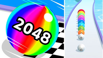 Ball Run 2048 🎱💸🏀 MAX LEVELS!! All Levels Gameplay Walkthrough Android, iOS NEW UPDATE!!! YTRFG65