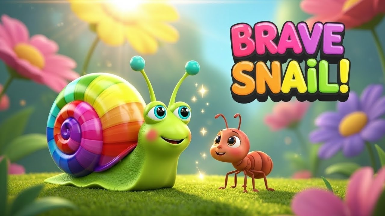 The Brave Snail Song 🐌 Adventure for Kids | Nursery Rhymes