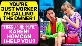 You're Just a Subway Worker, I'm calling the Owner ! Picks up the phone - Hello? r/IDontWorkHereLady
