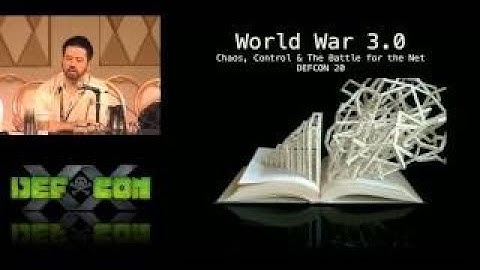 DEF CON 20 3 dot 0 Chaos Control By Joshua Corman vesves Panel