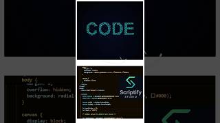 I Made 10,000 Particles Form a Name Using JavaScript 🤯 #shorts #coding #htmlcssjavascript #python
