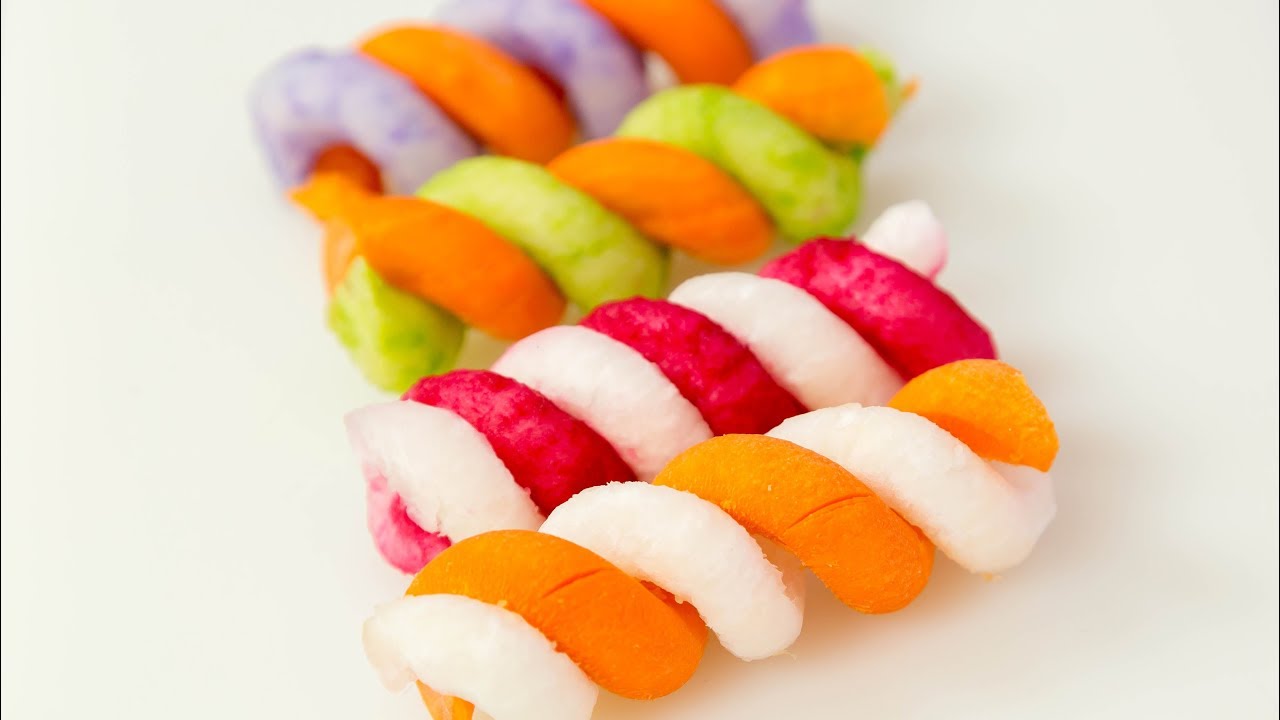 New Spiral Garnish Tutorial | How To Make Sushi