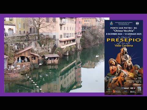 Video Presepi Ponte San Pietro 2025