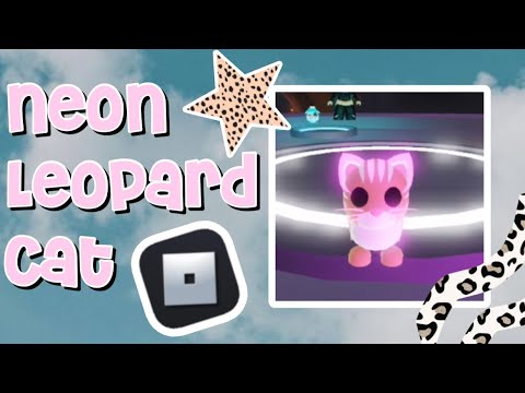 Making a Neon Leopard Cat in Adopt Me || Simply Spaghettxi (ROBLOX