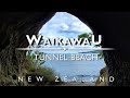 Waikawau Tunnel Beach - New Zealand