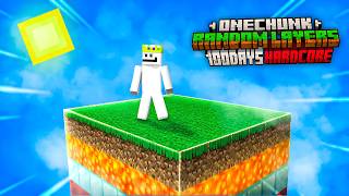 I survived 100 Days in Hardcore Minecraft  but it's a Rainbow Chunk[FULL MOVIE]