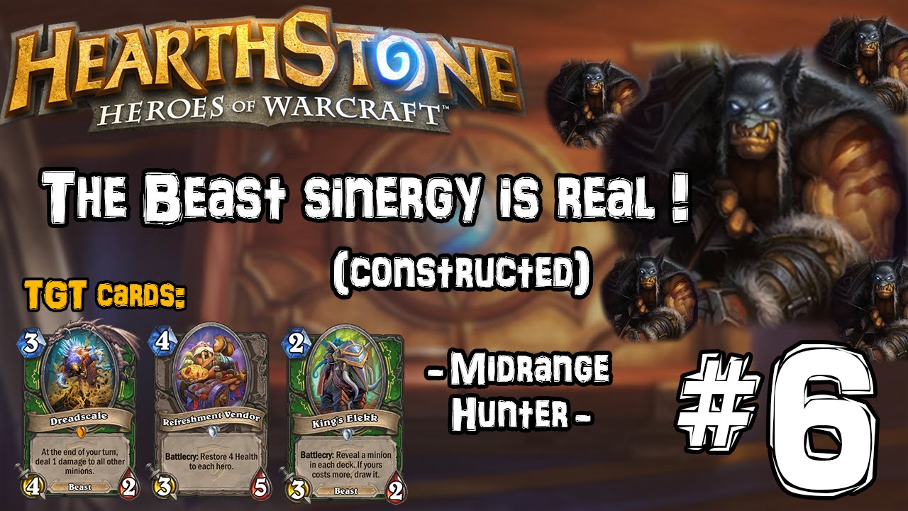[Hearthstone] The Beast sinergy is real! - TGT Midrange Hunter (Hunter Constructed)