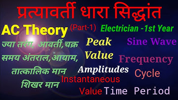 प्रत्यावर्ती धारा सिद्धान्त (AC Theory) Part-1 Electrician 1st year Trade Theory