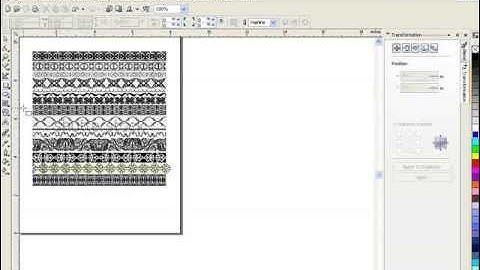 CorelDraw Tutorial border Design clip4