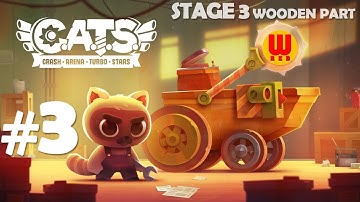 CATS Crash Arena Turbo Stars Gameplay Walkthrough Part 3 Build & Battle Robots iOS / Android