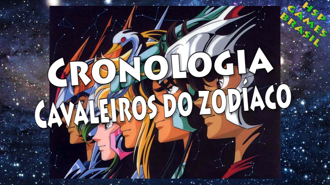 A ordem cronológica do anime de Os Cavaleiros do Zodíaco