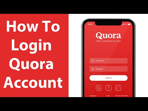 Quora Login | Quora Account App Login Help 2021 | www.quora.com Sign In