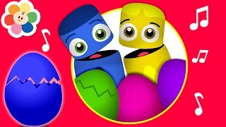 Learn Colors with Color Crew and Surprise Eggs | Colors For Toddlers by BabyFirst TV