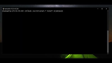 How do I Install MrJob on a Amazon EMR Cluster? (Command)