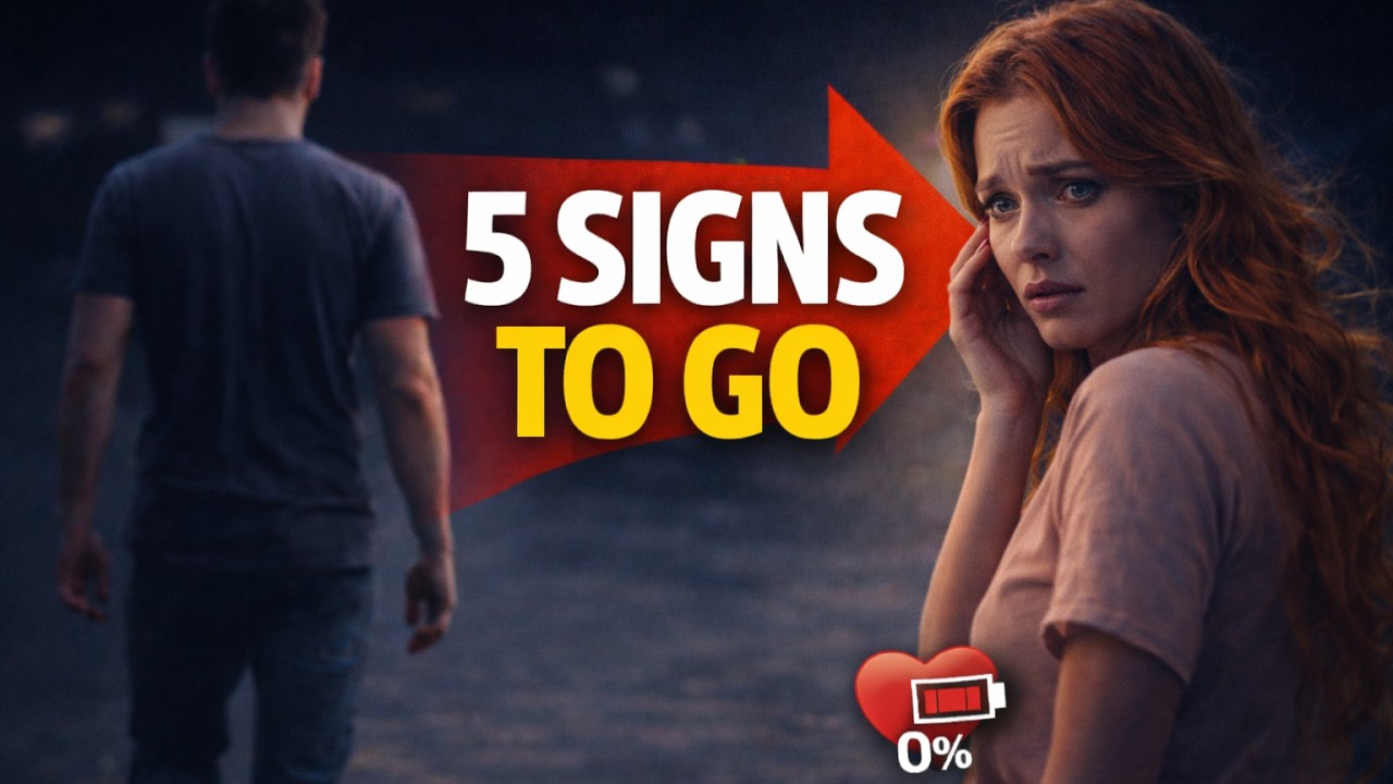 If You See These 5 Huge Signs… Let A Woman Go