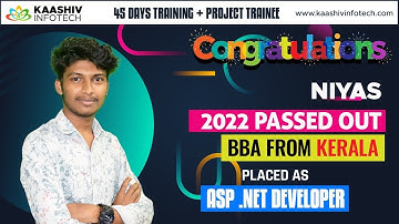 Kaashiv Infotech Online Internship Reviews - ASP.Net Developer Course - Web Development Course