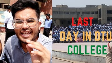 Dtu 4th year student last day in college || last day in dtu college @ajayraj1 @itssiddharthsingh #dtu