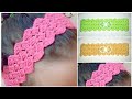 كروشي بندانة / سورتيت / توكة / ربطة شعر بغرزة سهلة جدا و سريعة how to crochet a headband