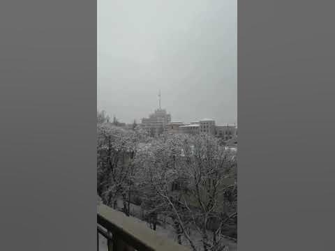 Харьков зима вид на город - YouTube
