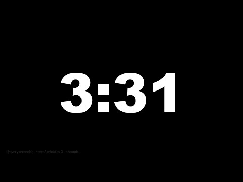 3 minutes 31 seconds [211 secs] clock timer countdown || Alarm Focus