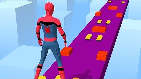 Spiderman Skater Stacker gameplay walkthrough | android,iOS mobile | all Level | #shorts games