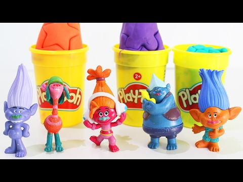 ТРОЛЛИ мультик для детей на русском Развивающее видео для малышей про игрушки Тролли TROLLS