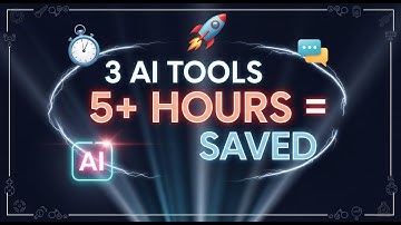 3 AI Tools That Save You 5+ HOURS Each Week (2025) ⏰