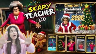 [LIVE] FINISH CHAPTER 3!! PRANK MISS T AT HER CHRISTMAS & NEW YEAR SHOW😂!! SCARY TEACHER 3D!
