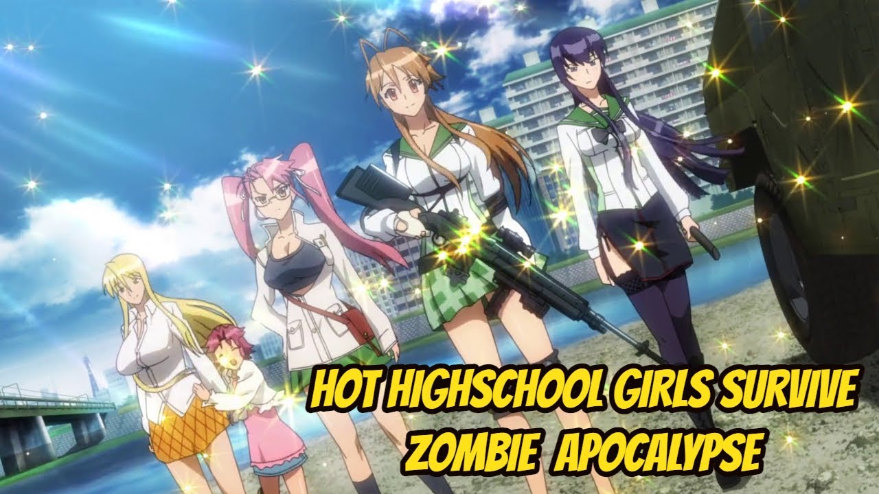 Anime and Book Messiah: Anime Review: High School of the Dead