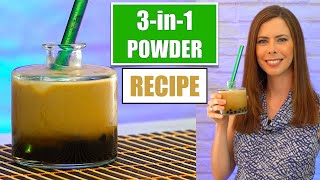 Everything About 3-in-1 Boba Tea ~ AIO Powder Recipe ~ aka All-In-One Milk Tea