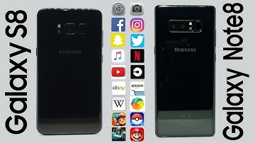 Samsung Note 8 v Samsung S8 | SPEEDTEST!