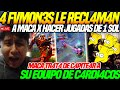 😲MACARIUS TR4T4 de C4PIT4NE4R a su EQUIPO de FVM0N3S😲LE RECL4M4N a MACA x HACER PLAYS de 1sol dota2