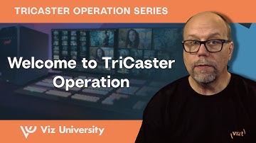 Welcome to TriCaster Operation