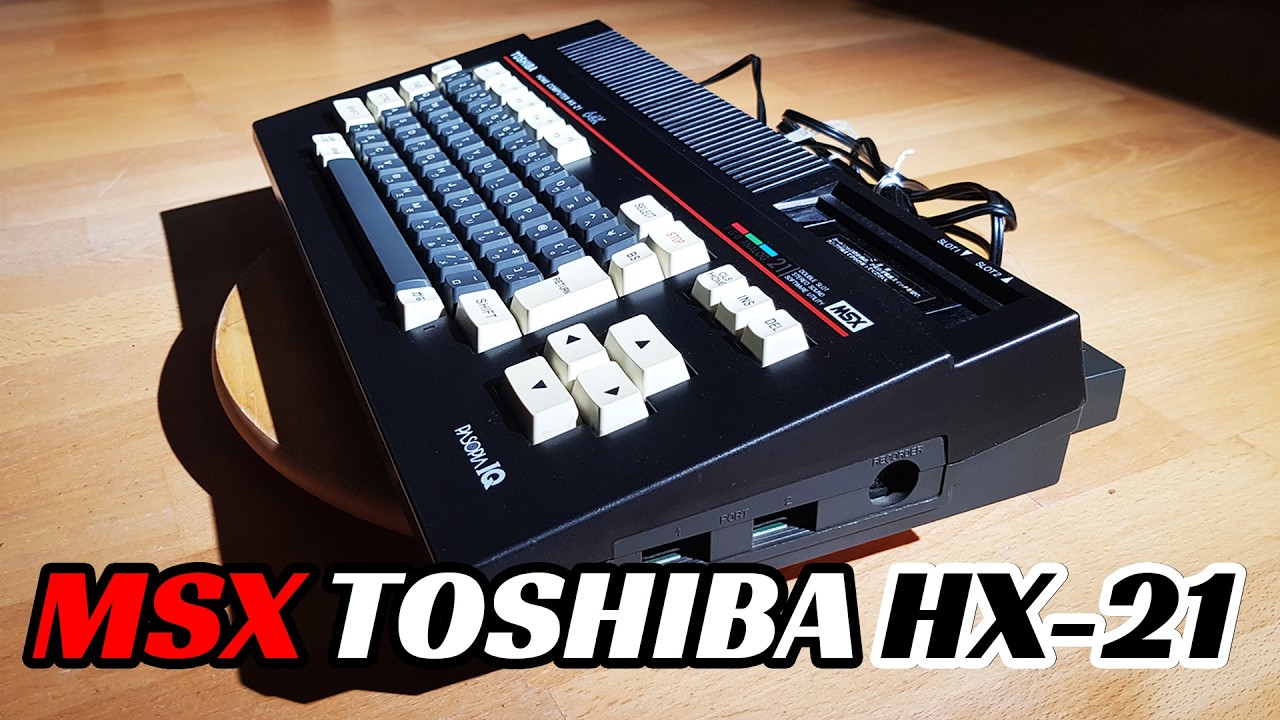 Black Beauty | Toshiba HX-21 | MSX Computer Series - YouTube