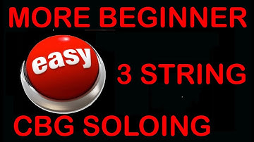 Beginner Cigar Box Guitar Lesson More Soloing Tips #cbg #cigarboxguitarlesson